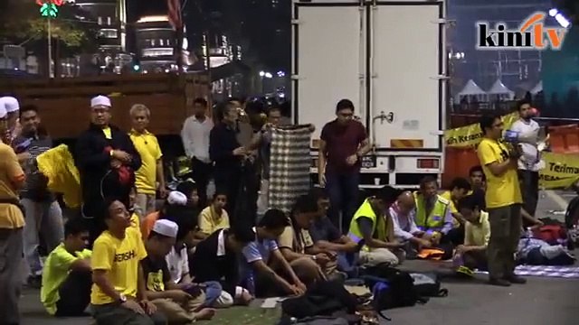 5.40am - Peserta BERSIH mula bangkit