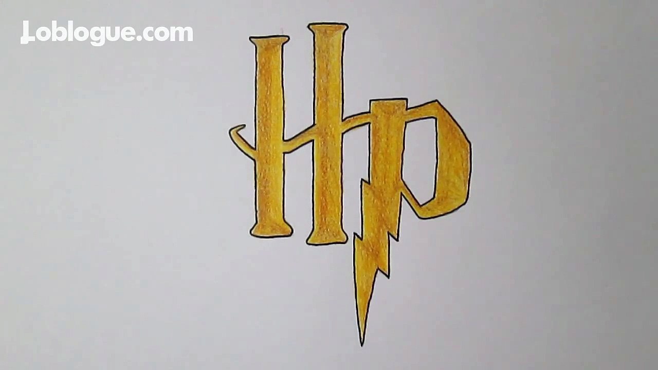 Cómo dibujar el logotipo de Harry Potter
