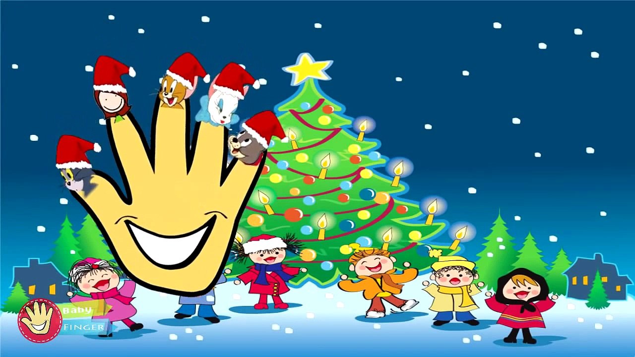 Tom and Jerry Christmas Finger Family Nursery Rhymes Christmas Finger Family Songs for Chi