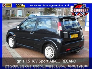 Suzuki Ignis 1.5 16V Sport AIRCO RECARO