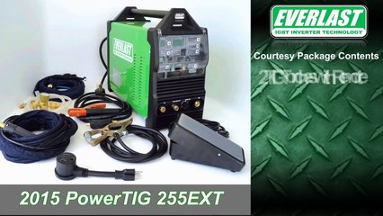 Download Video: AC/DC PowerTIG 255EXT IGBT Inverter TIG/ Stick Welder from Everlast Part 2 (2015 Model)