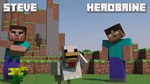Minecraft Steve vs Herobrine - Rap Battle !  (mutlaka izle)