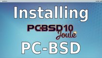 Installing PC-BSD 10.1 