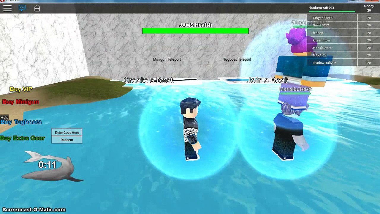 Roblox Jaws Video Dailymotion