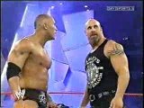 WWE Raw - Rock calls Goldberg out