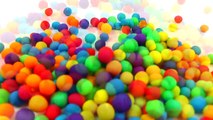 Rainbow Dippin Dots Play Doh surprise Funny Faces Peppa Pig Spongebob Shopkins