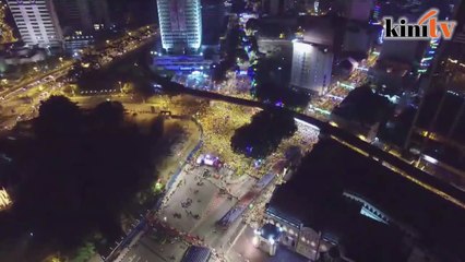 BERSIH - 10.00pm_ Pandangan dari udara
