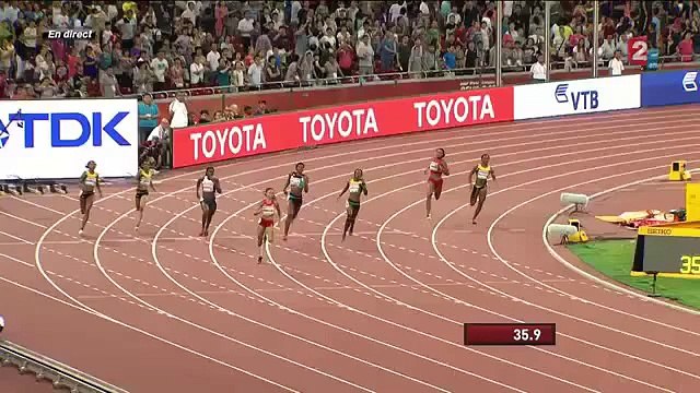 Allyson Felix wins Women's 400 m Final 49 26 WL World Athletics Championships BEIJING 2015