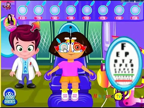 Cute Dora at the Eye Clinic Game Walkthrough - Fun Dora Games - Baby Care Games