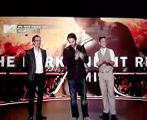 Christian Bale cries after seeing a footage of Heath Ledger | MMA '12