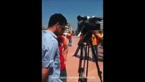 Fenerbahçeli taraftarın GsTV Canlı Yayınına Baskını   Taksim