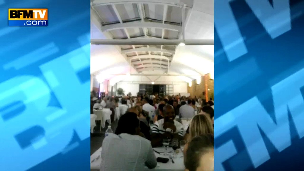 PS à La Rochelle: des jeunes socialistes scandent "Macron, démission!"