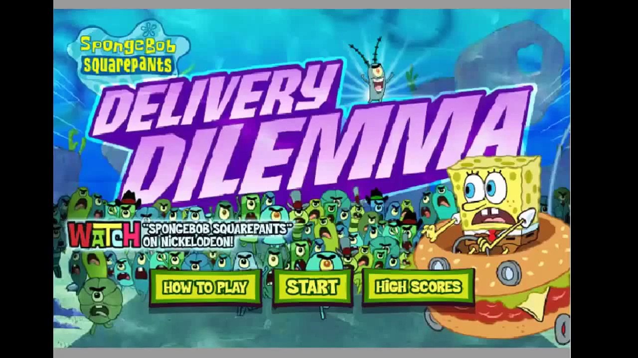 SpongeBob Delivery Dilemma Online Game Cartoon Game