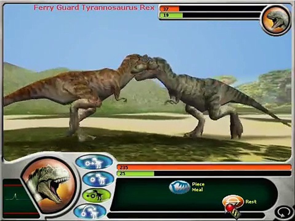 Park Jurajski Walki dinozaurów cz.2