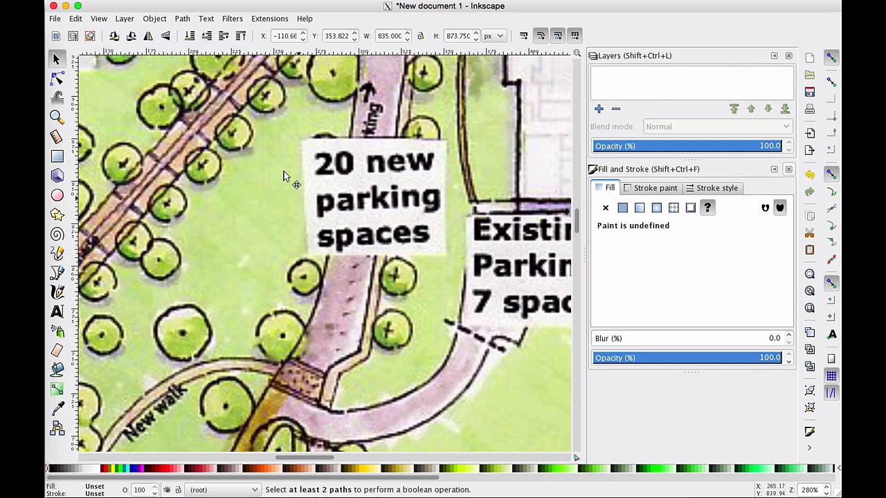 Inkscape: Basic Map Creation Tips