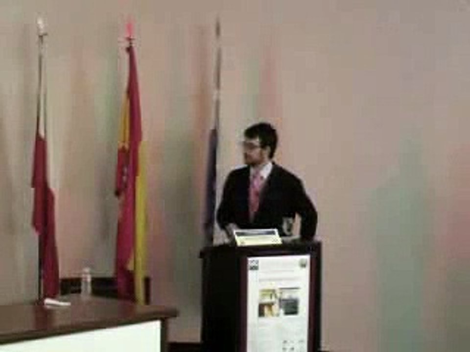 Dr Guillermo Rein speaking in Santander (19.10.07) Part 1