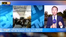 Polémique sur les 35h: Macron et Valls hués par les jeunes socialistes
