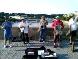Praga Artisti Strada Baravissimi I No Problem   Jazz Sul Ponte Carlo, Luglio 2014