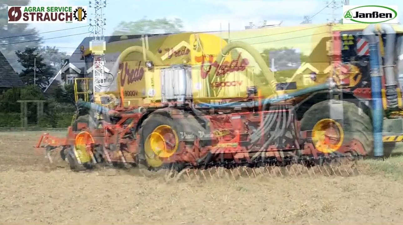 Agrar Service Strauch GmbH - Gülle Grubbern mit Vredo Selbstfahrer