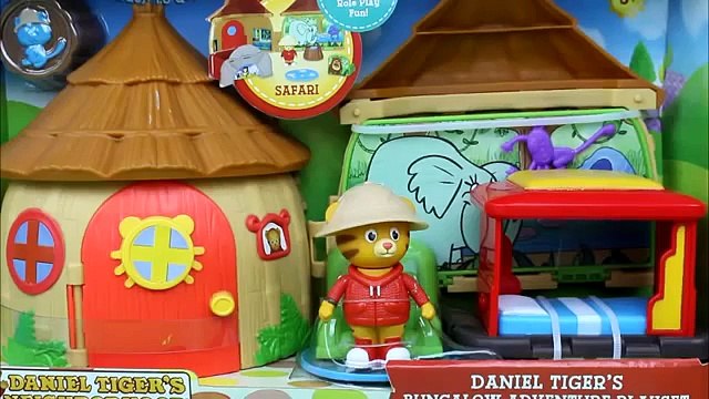 Daniel Tiger's Neighborhood Bungalow Adventure Playset Sesame Street Cookie Monster Plays along