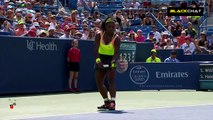 Incredible Serena Williams - Incredible Service Game - Cincinnati 2015