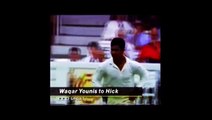 Waqar Younis two great yorkers to Graeme Hick in a same test match
