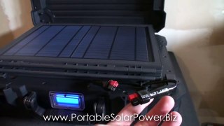 LiPo 50 50 Portable Solar Power Generator System Overview