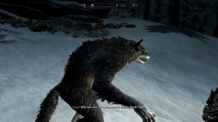 Skyrim - Inigo Reacts to Werewolf