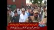 Khawaja Asif visits Indian firing hit-Kundunpur, pledges to give befitting response