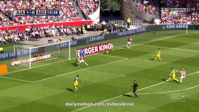 Davy Klaassen 2:0 HD | Ajax Amsterdam v. ADO Den Haag - Eredivisie 30.08.2015 HD