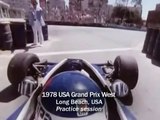 F1 USA Long Beach 1978 On Board cam