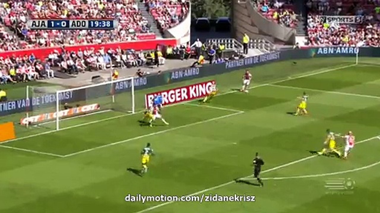 Davy Klaassen Great GOAL - Ajax Amsterdam vs ADO Den Haag 2-0 -Eredivisie 30.08.2015 HD