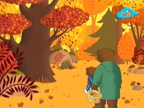 Приключения бурого медвежонка 16.Бурый медвежонок залезает на скалу