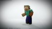 Steve Scores!   BVH Motion Capture 3D Minecraft Animation