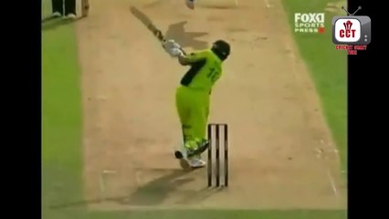 OMG ! Longest six by Afridi. 250 mts