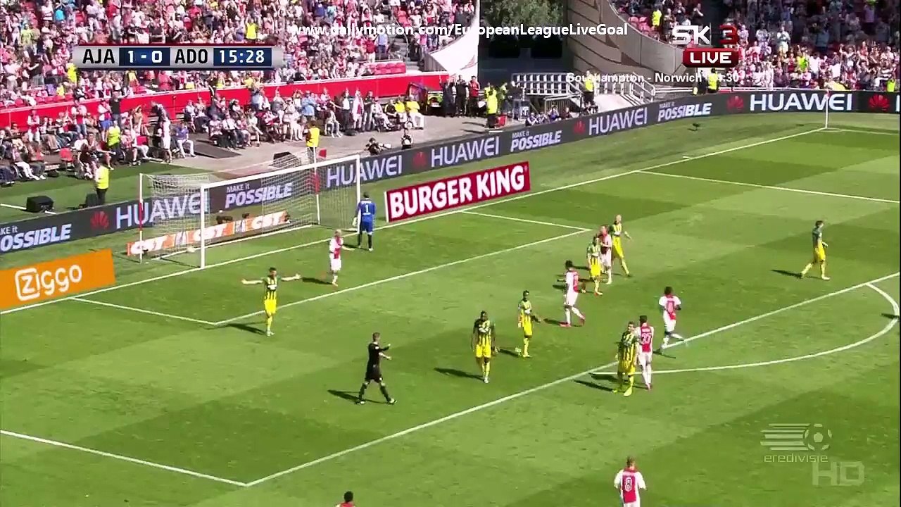 Anwar El-Ghazi 1:0 | Ajax - ADO Den Haag 30.08.2015 HD