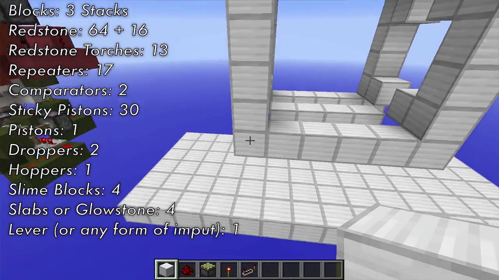 Minecraft Redstone Tutorial 4x4 Piston Door Video Dailymotion