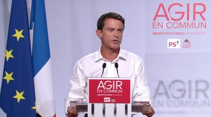Valls : "Quand on est chez les socialistes, on ne se siffle pas !"