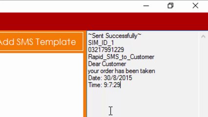Lesson 06 Sending Template SMS