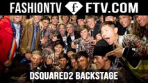 Backstage at Dsquared2 Milan | FTV.com