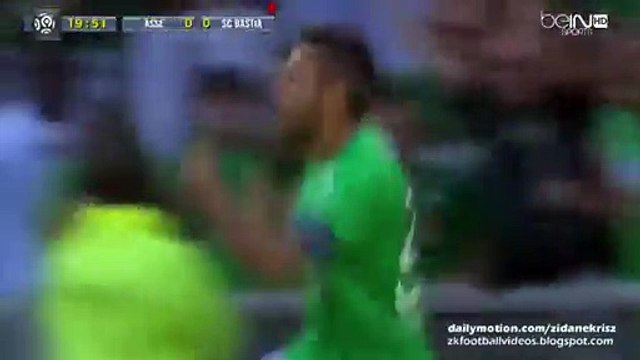 Loic Perrin 1:0 HD | AS Saint-Étienne v. SC Bastia 30.08.2015 HD