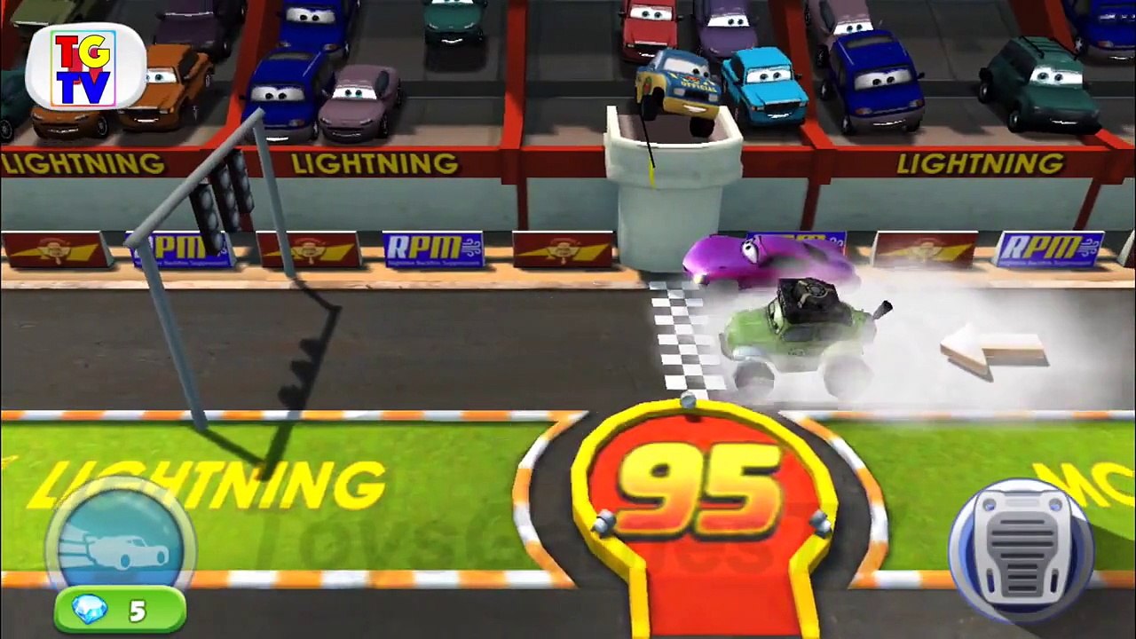 Shifty vs Holley Lightning McQueen Track | Cars Fast as Lightning