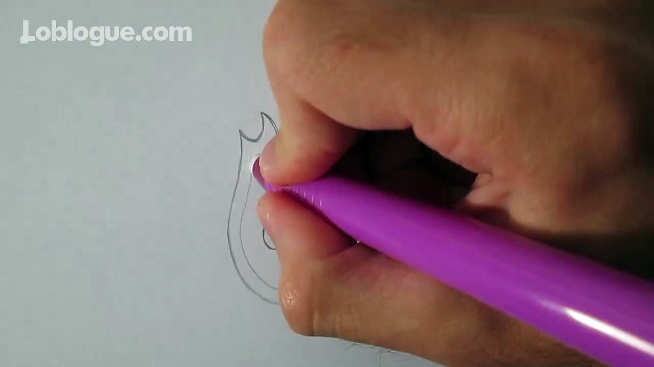 How to draw Calcifer from Howl's Moving Castle