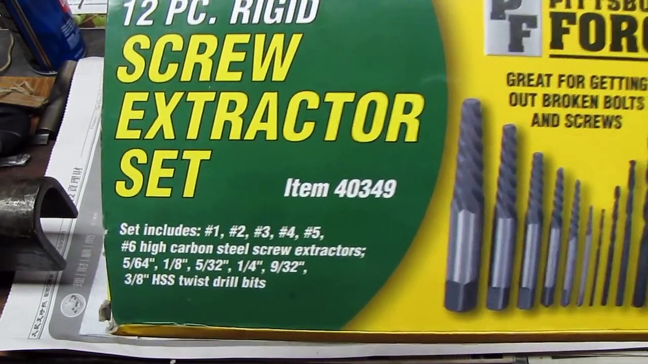 How To Extract a Broken Screw, or Bolt.