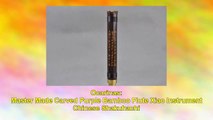 Master Made Carved Purple Bamboo Flute Xiao Instrument Chinese Shakuhachi
