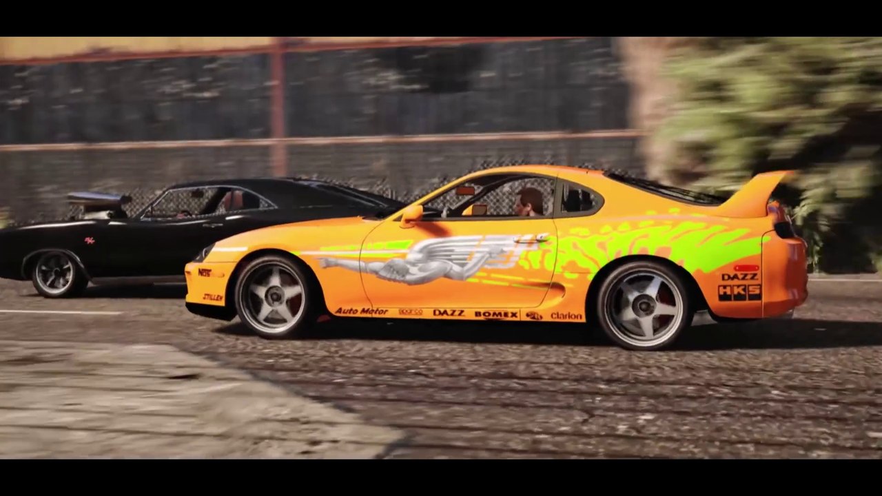 Grand Theft Auto 5 - The Fast and the Furious Drag Scene - Vidéo ...