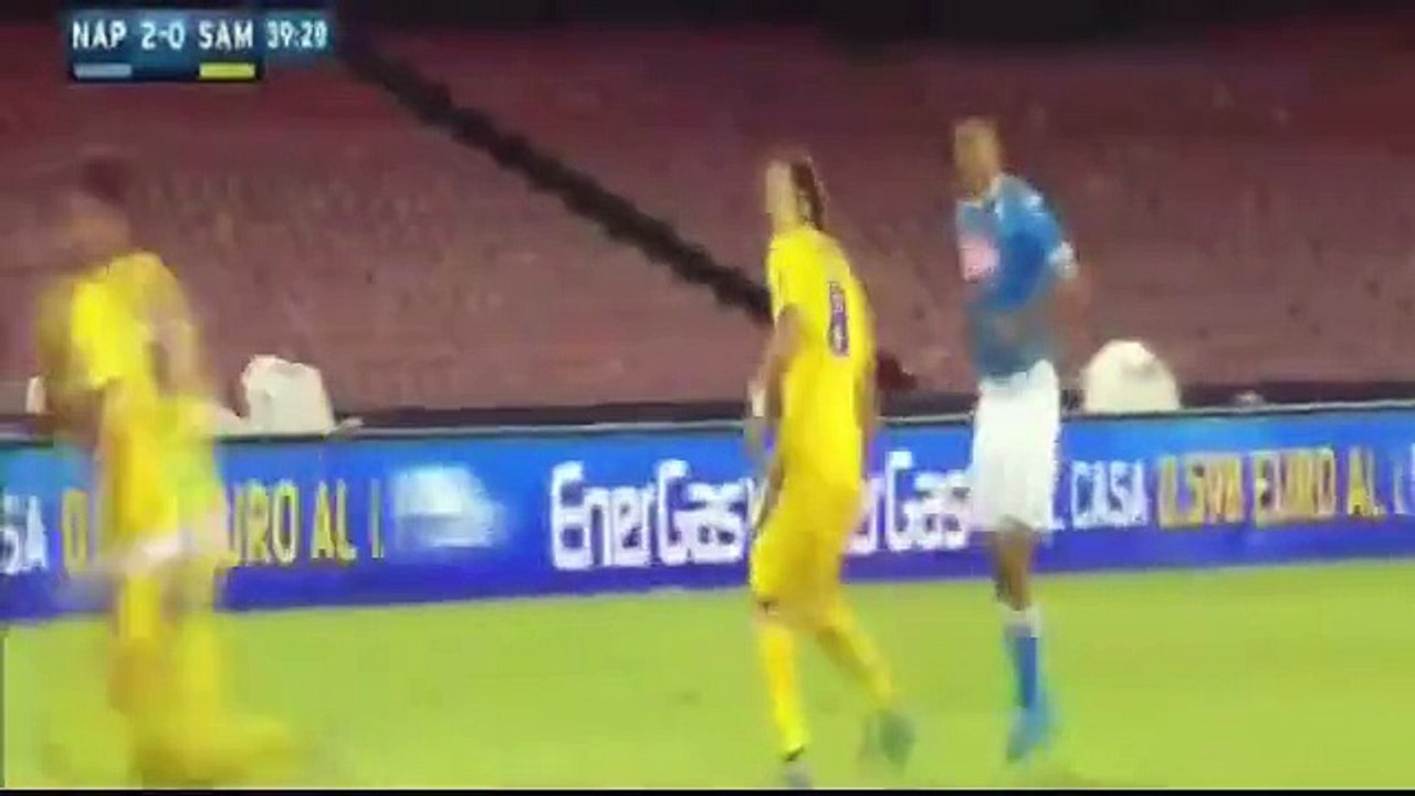 Napoli vs Sampdoria 2-2 All Goals & Highlights [30.8.2015] Serie A