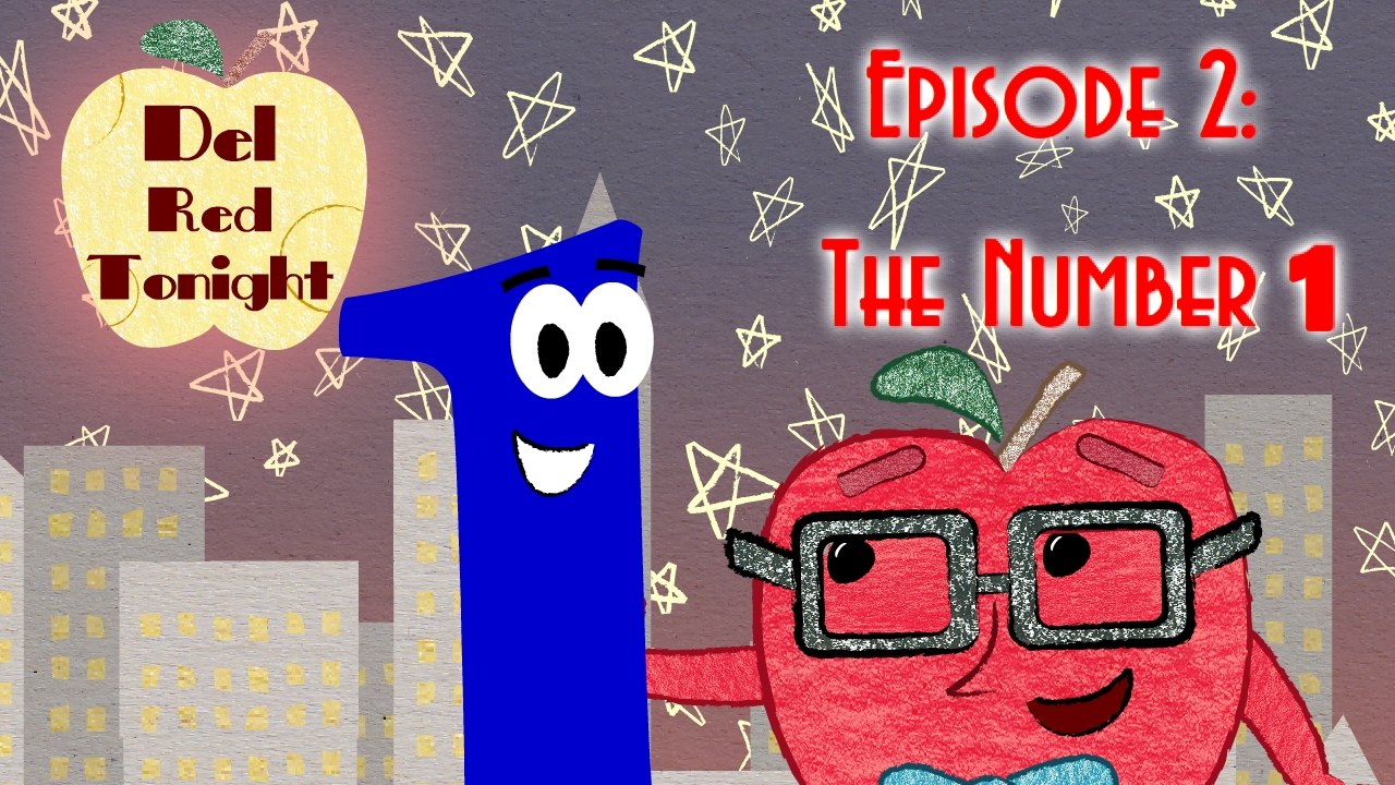 Del Red Tonight- The Number 1 (Children's Cartoon)
