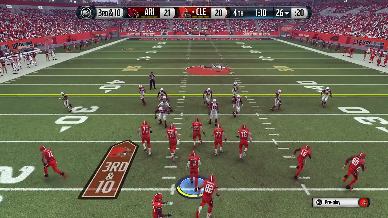 Manziel connects with Hawkins. Clutch