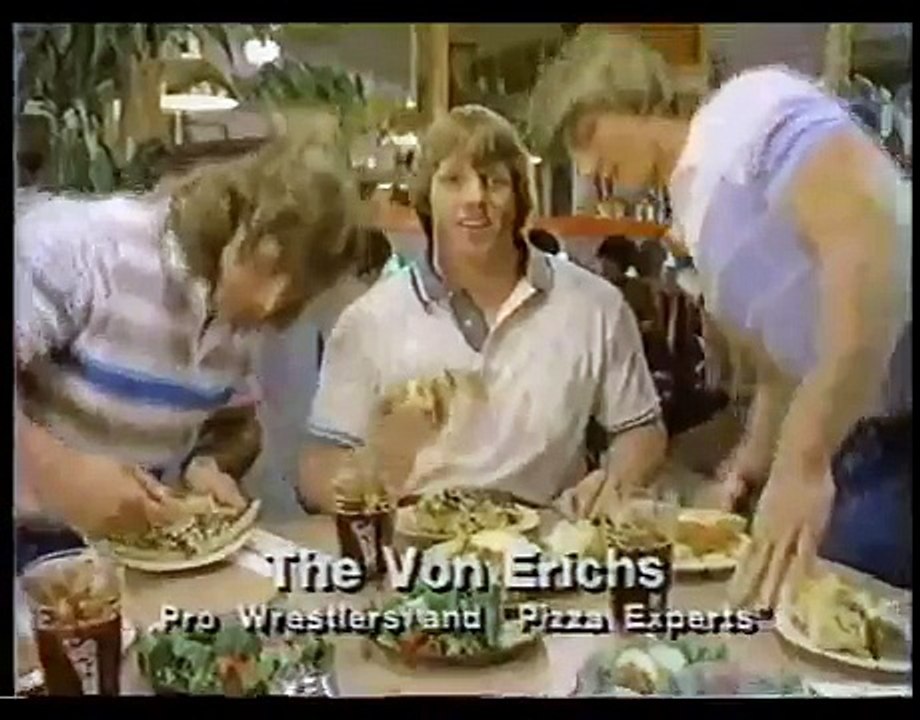 Classic Von Erichs Pizza Inn Commercial (1985)